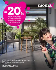 Mömax - Mömax akciós újság megtekintése, amely érvényes 2026.03.09.-től