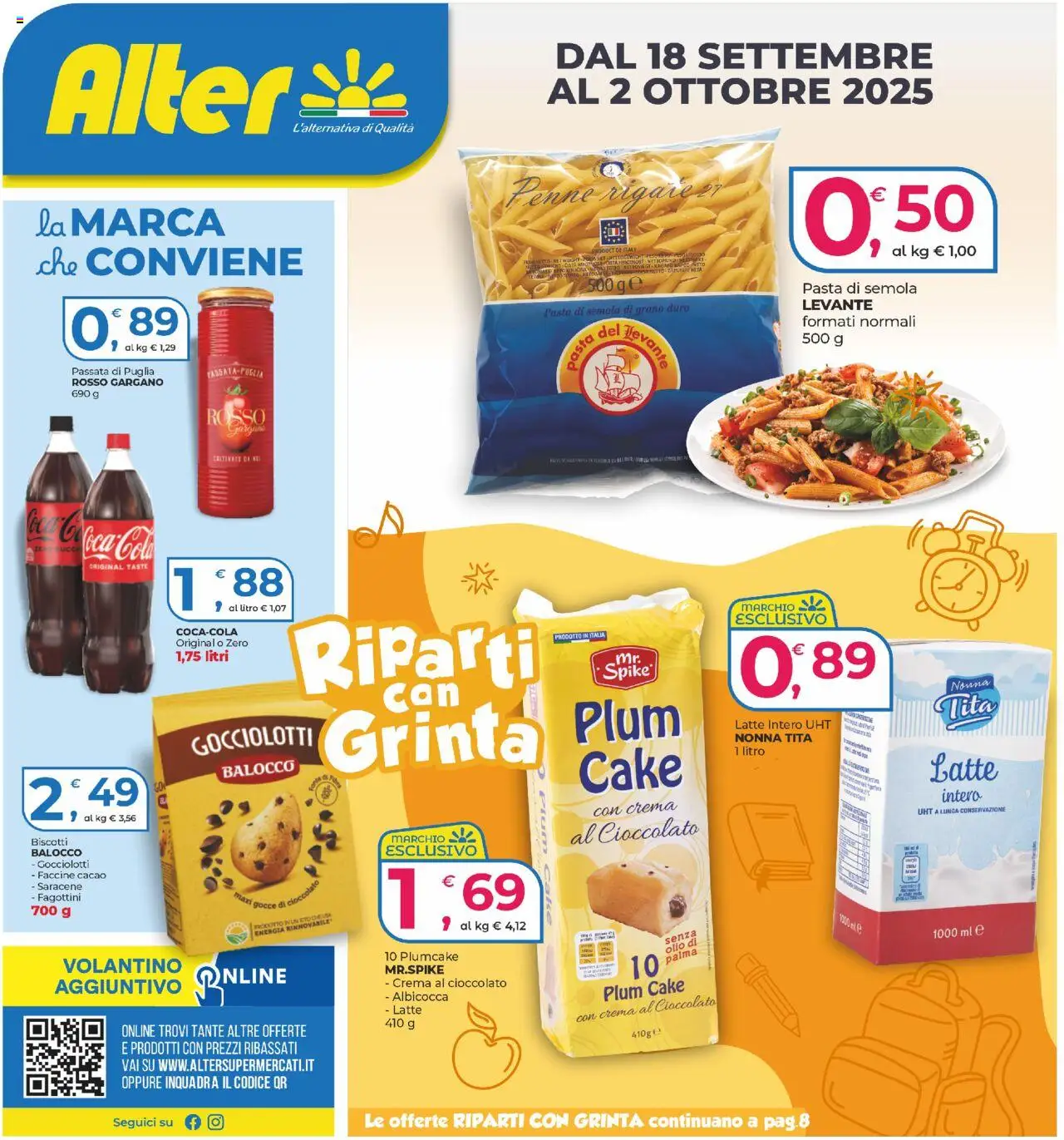 Volantino Alter Discount valido da 18/09/2025 numero di pagina 1