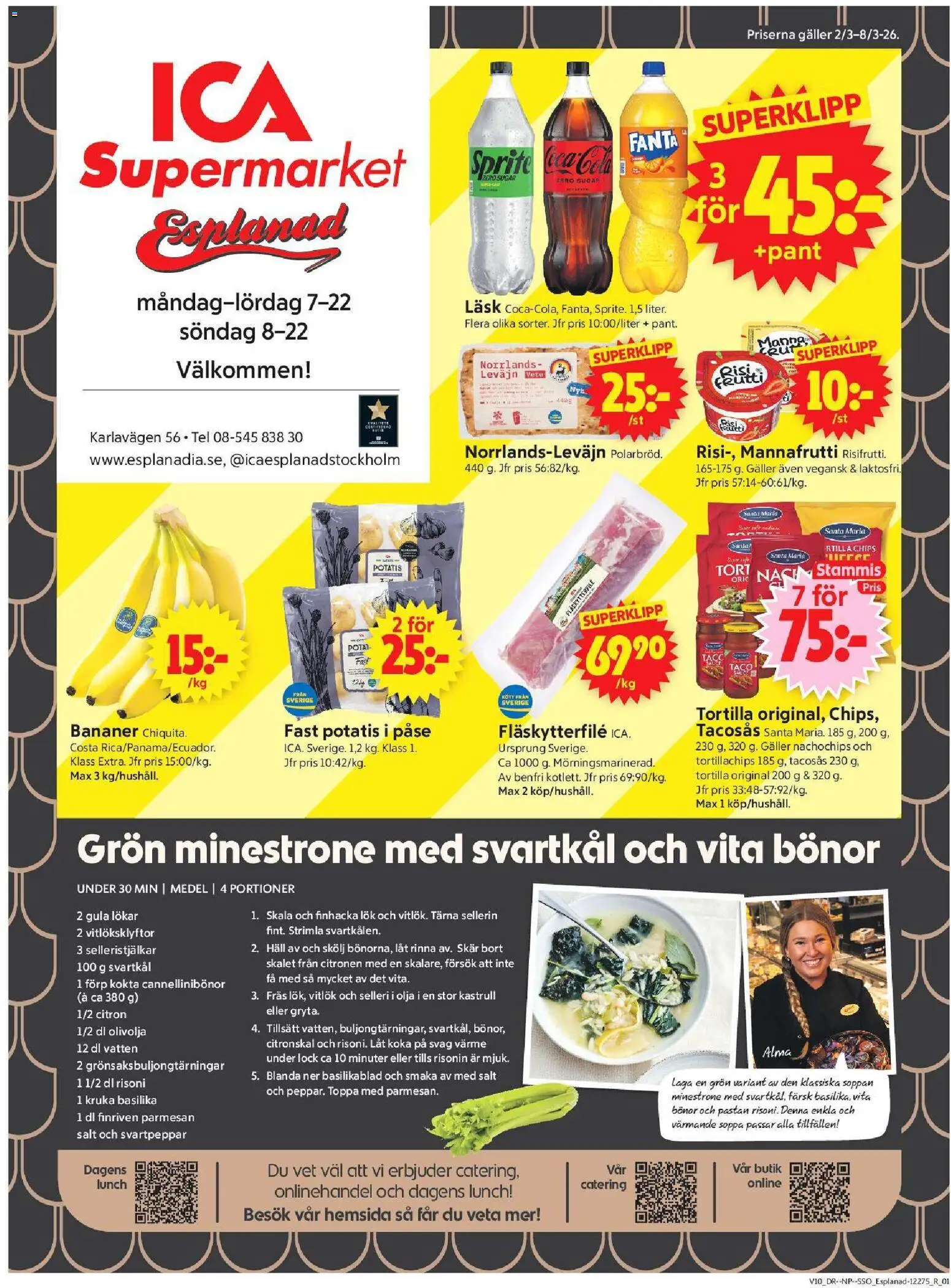 Förhandsgranska reklamblad Stockholm från butik ICA Supermarket gäller från 02/03/2026
