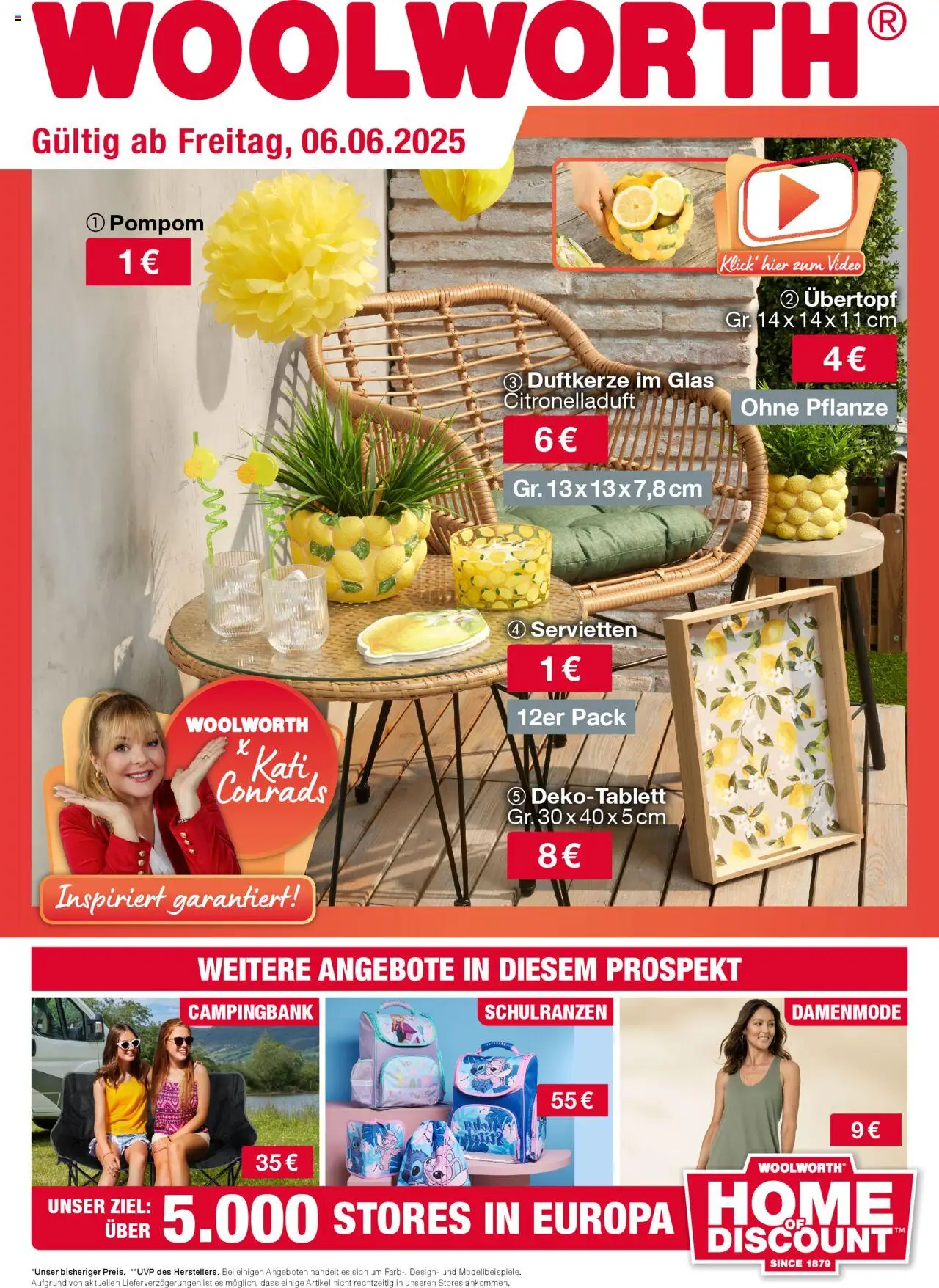  Woolworth Flugblatt ab (06.06.2025 - 16.06.2025) - Seite 1