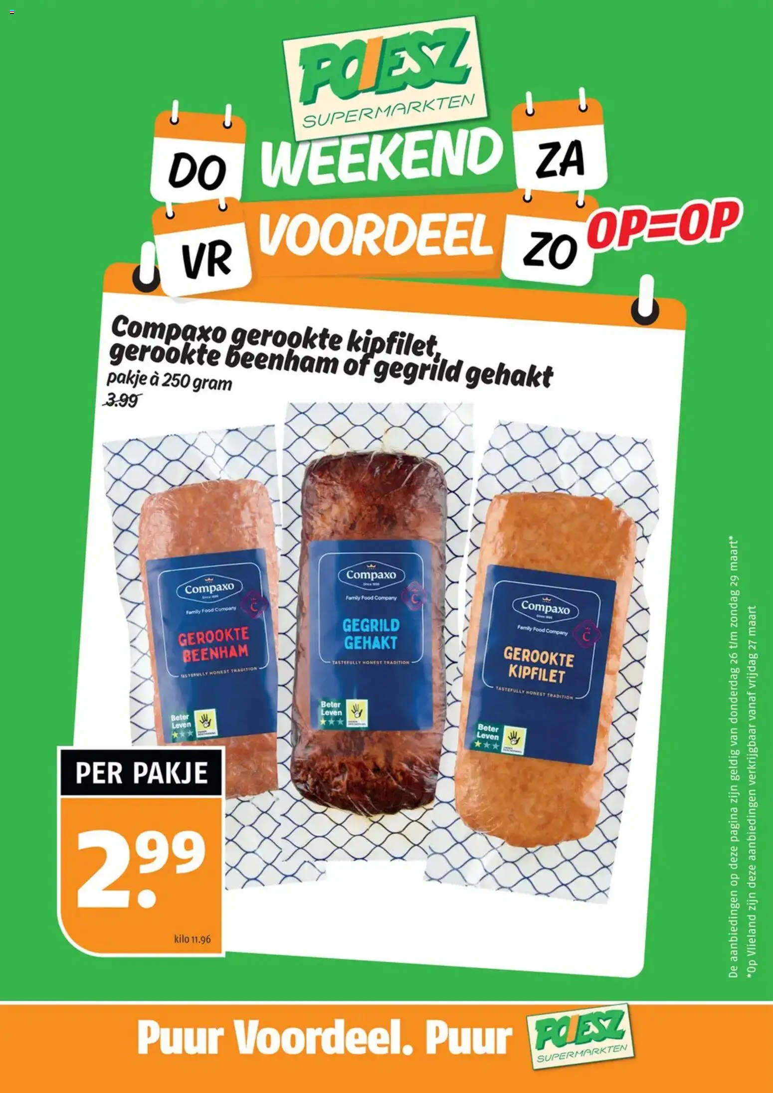 Voorbeeld van Poiesz folder - Weekendacties van winkel Poiesz geldig vanaf 26-03-2026 - Gehakt