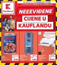 Pregled letka Split-Ravne njive trgovine Kaufland vrijedi od 12.11.2025