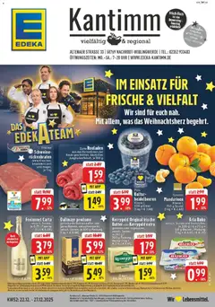 Vorschau von dem Prospekt des Geschäftes Edeka, gültig ab dem 22.12.2025