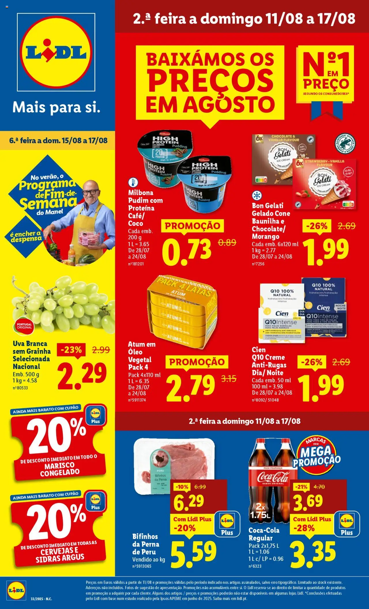 Lidl Folheto de 11/08/2025 - catálogo esta semana - página 1