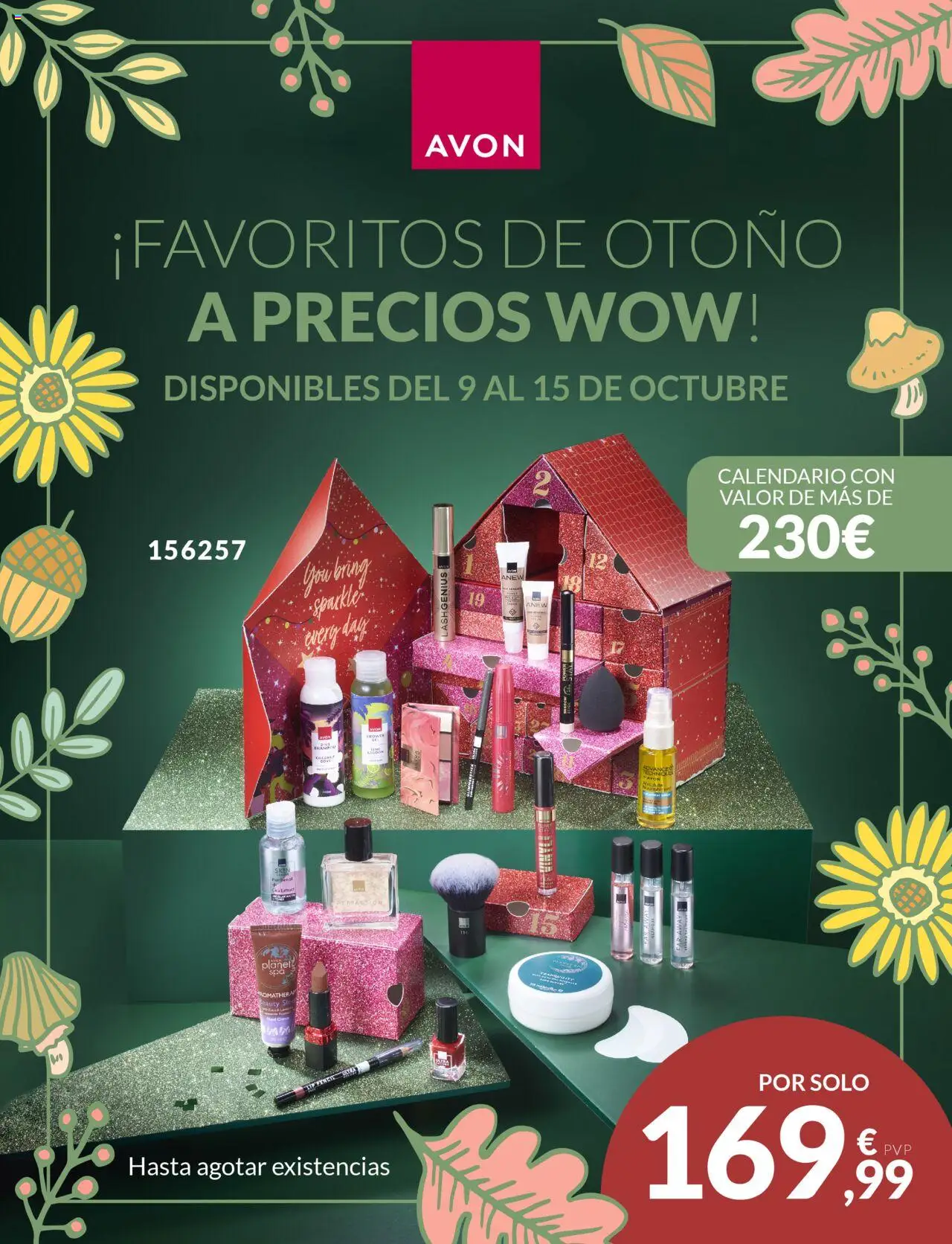AVON catálogo Octubre 2025 - Favoritos de otoño - Calendario de Adviento