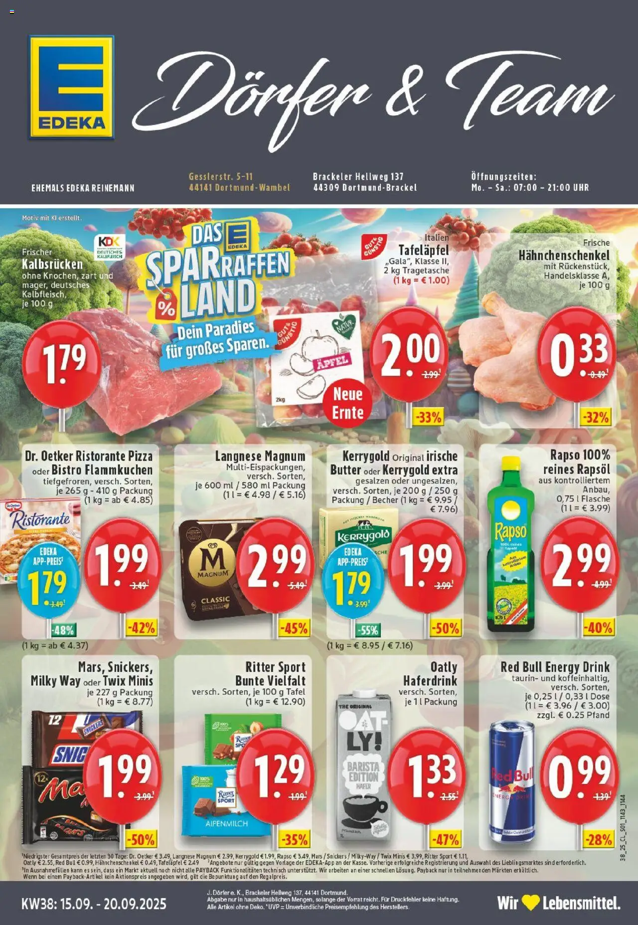 EDEKA Prospekt ab 14.09.2025 - Prospekt Dortmund-Wambel Online
