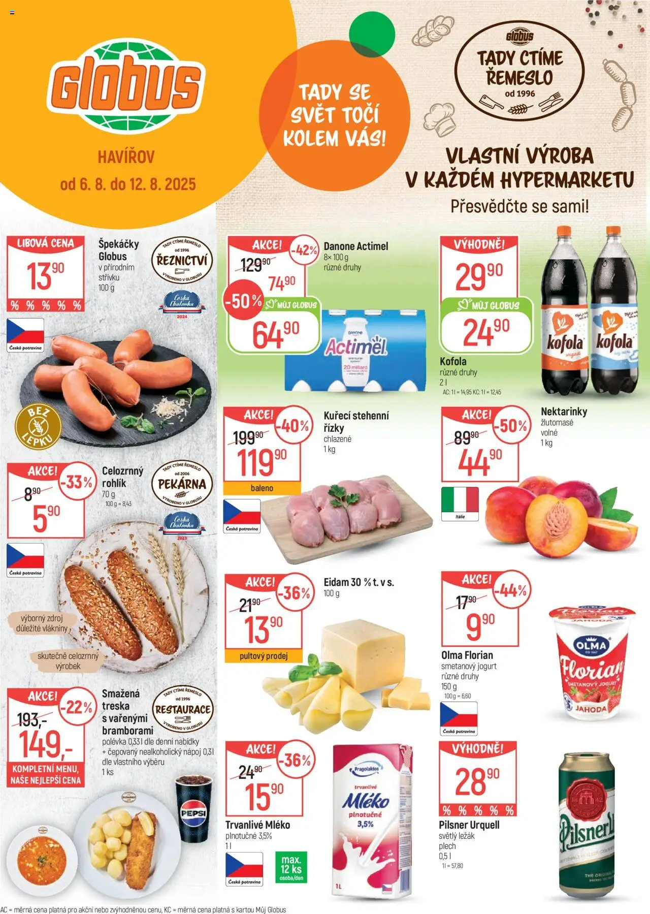  Globus leták od 06.08.2025 >> Akční nabídka "Havířov"