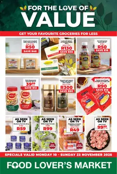 Preview of Food Lover's Market flyer valid from 10/11/2025