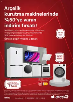 Arçelik Katalog 16.10.2025 - Broşürünün önizlemesi