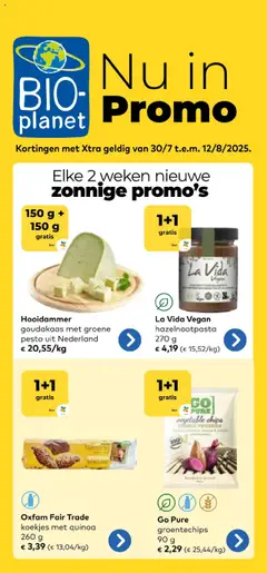 Voorbeeld van Folder van winkel BioPlanet geldig vanaf 30/07/2025