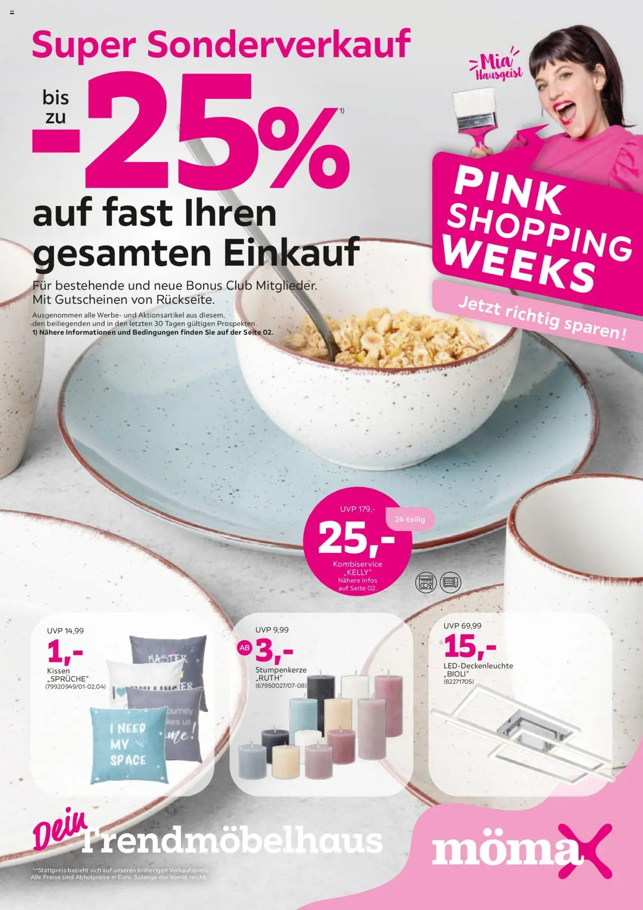 Mömax Prospekt (vom 22.09.2025 - 05.10.2025) - Kissen