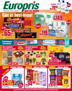 Forhåndsvis Kundeavis fra butikk Europris gyldig fra 06/10/2025