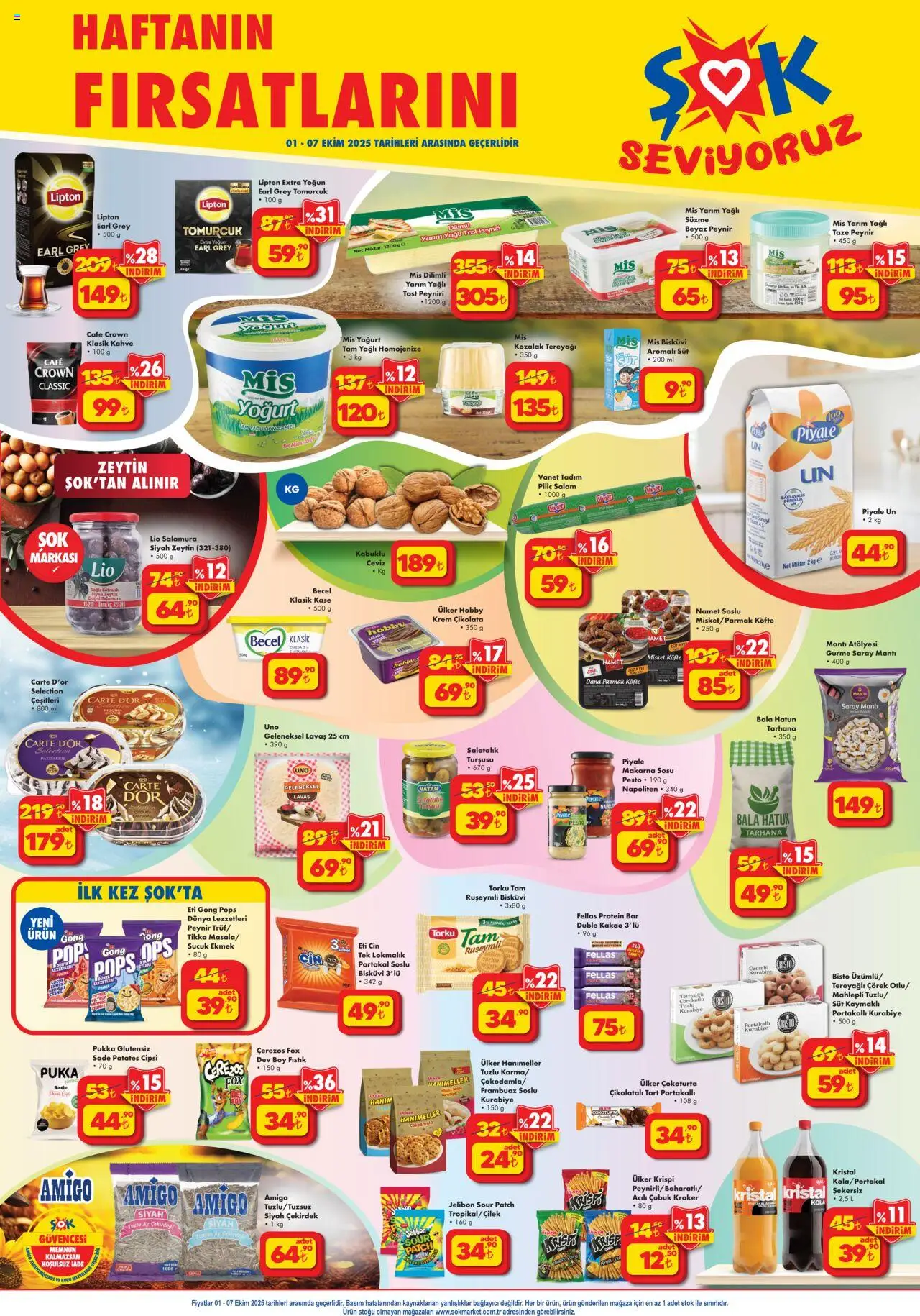 Şok Market katalog 01 Ekim 2025 - Aktüel ürünler - Sayfa numarası 1