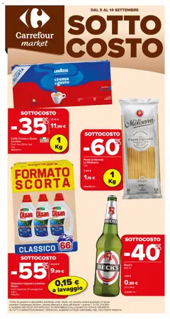 Anteprima dell'opuscolo Volantino Market - Roma dal negozio Carrefour valido da 05/09/2025
