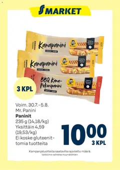 Kaupan S-market Tarjoukset esikatselu, voimassa 30/07/2025