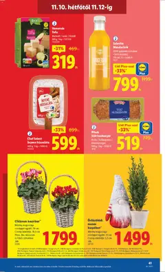 Lidl - Akciós újság Lidl megtekintése, amely érvényes 2025.11.06.-től | Oldal: 41