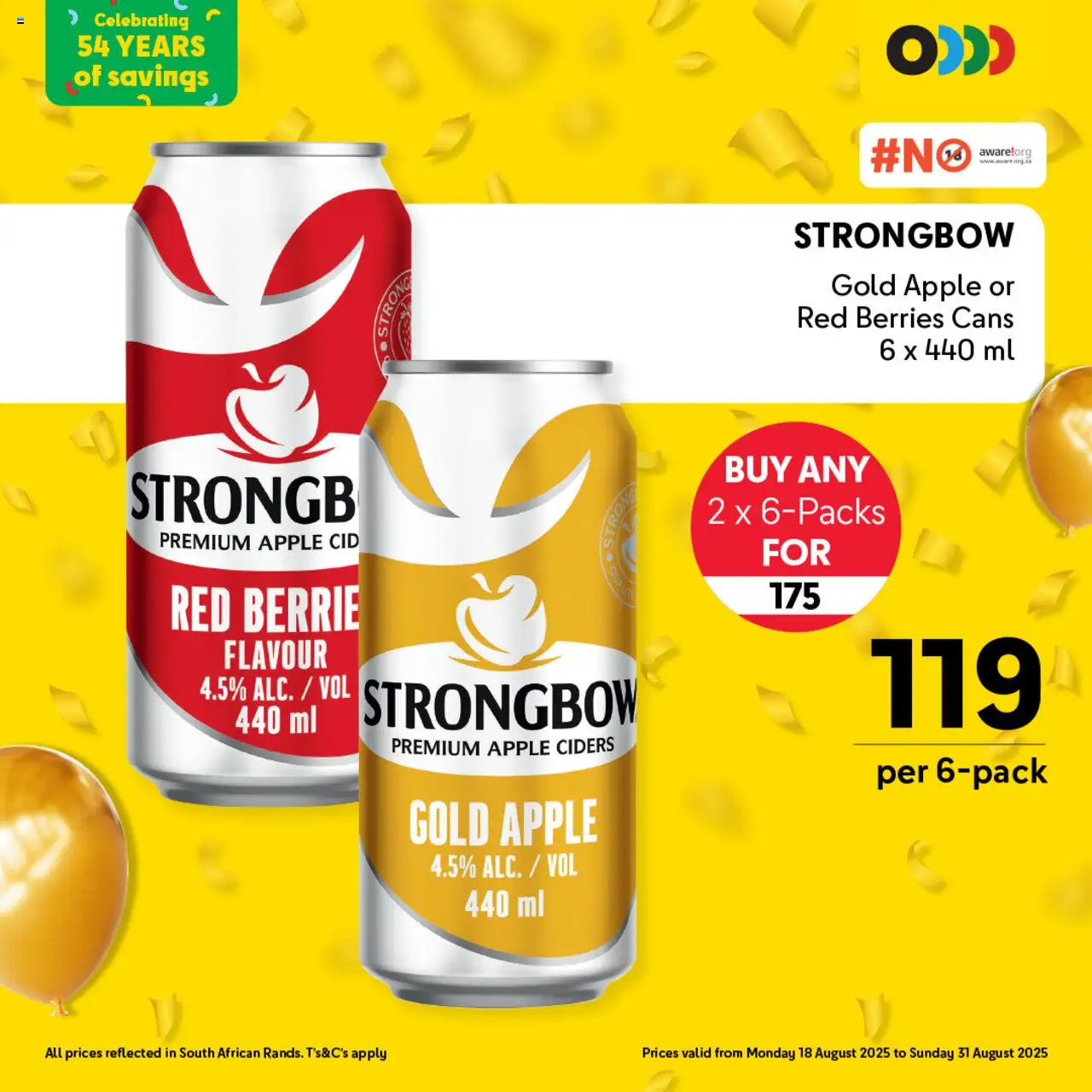 Makro Birthday Deals Beer and Cider from 18/08 - 31/08/2025 > Promotions