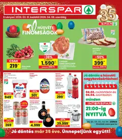 Interspar - Interspar akciós újság megtekintése, amely érvényes 2026.03.31.-től
