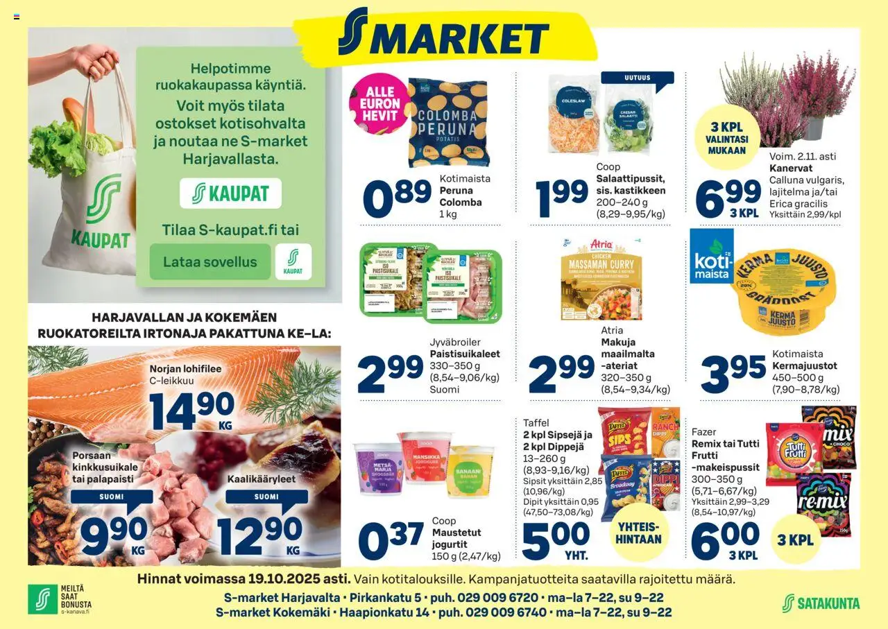 S-market-kaupan Harjavalta voimassa 15/10/2025 - Sivulla 1