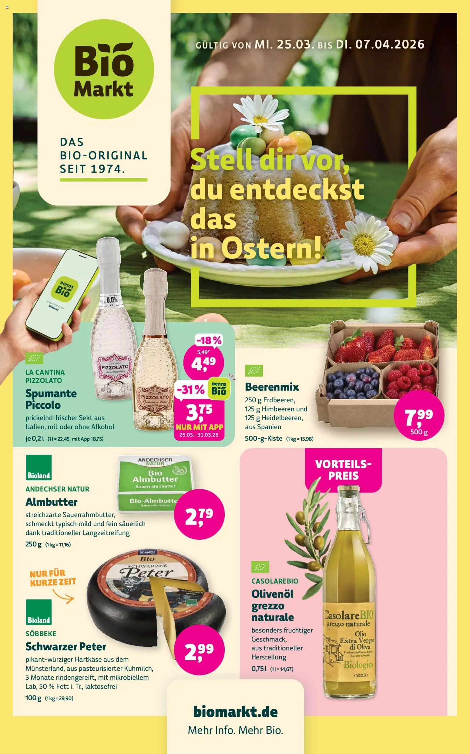Vorschau von dem Prospekt des Geschäftes BioMarkt, gültig ab dem 25.03.2026