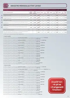 Arçelik Ankastre Kataloğu 01.12.2025 - Broşürünün önizlemesi | Strana: 38