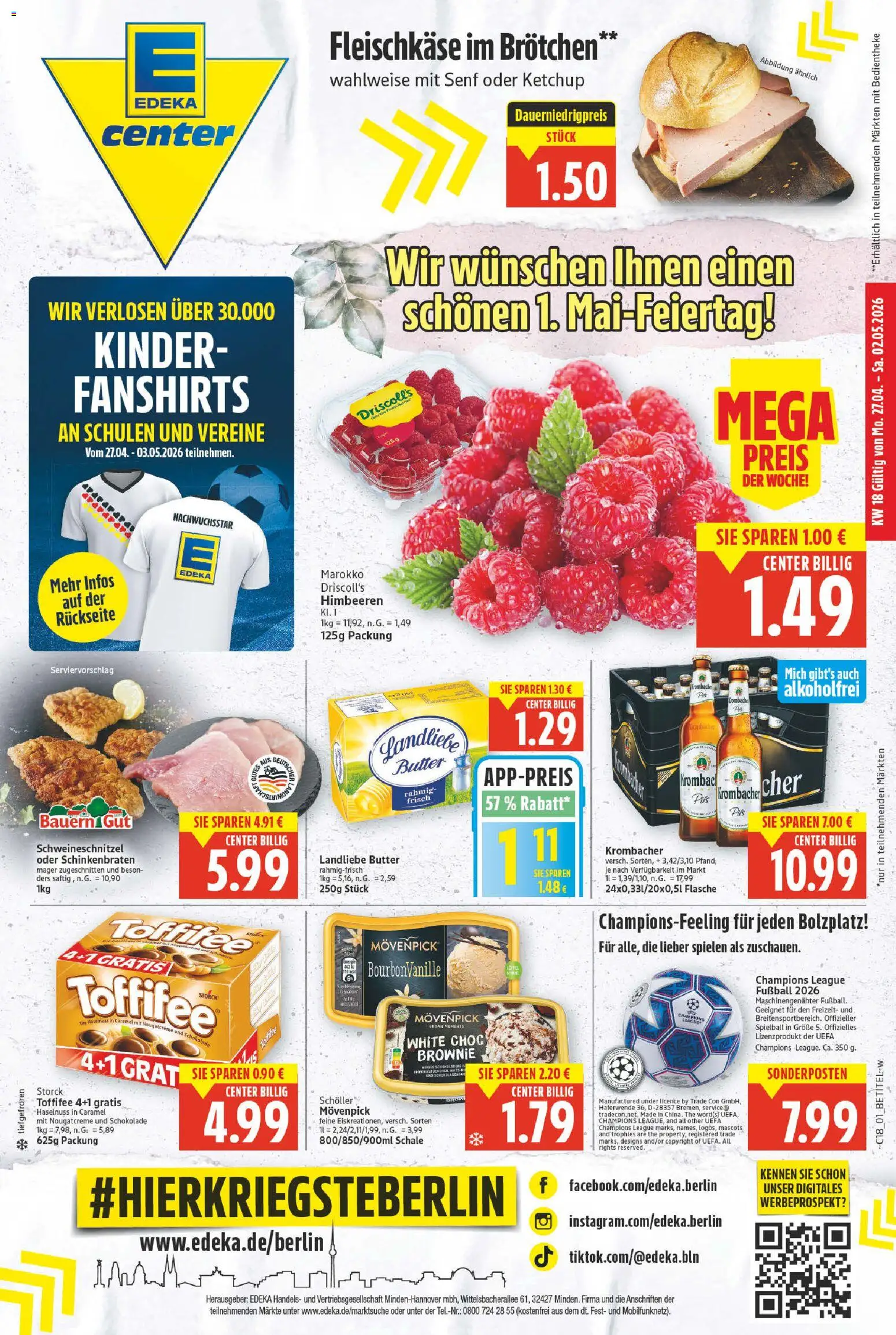 Vorschau von dem Prospekt des Geschäftes E center, gültig ab dem 27.04.2026