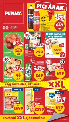 PENNY - Pennymarket újság érvényessége -2025.11.19-ig megtekintése, amely érvényes 2025.11.12.-től