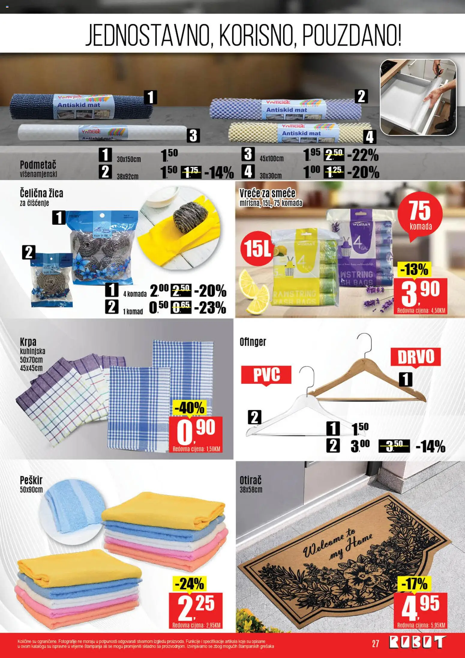 Pregled letka Katalog trgovine Robot vrijedi od 2026.01.07