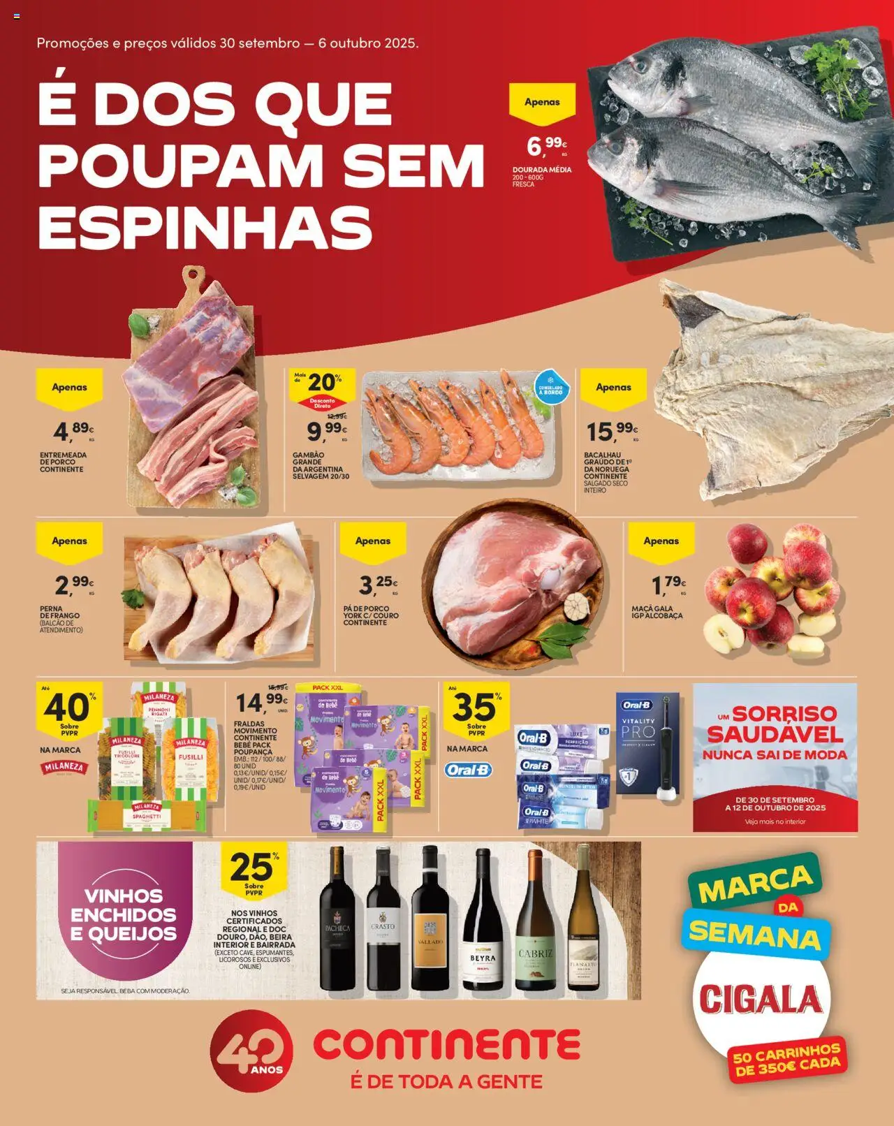 Continente Folheto de 30/09/2025 - catálogo esta semana - página 1