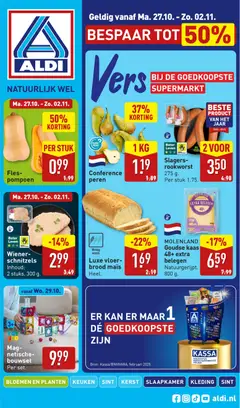 Voorbeeld van Folder week 44 van winkel Aldi geldig vanaf 27-10-2025