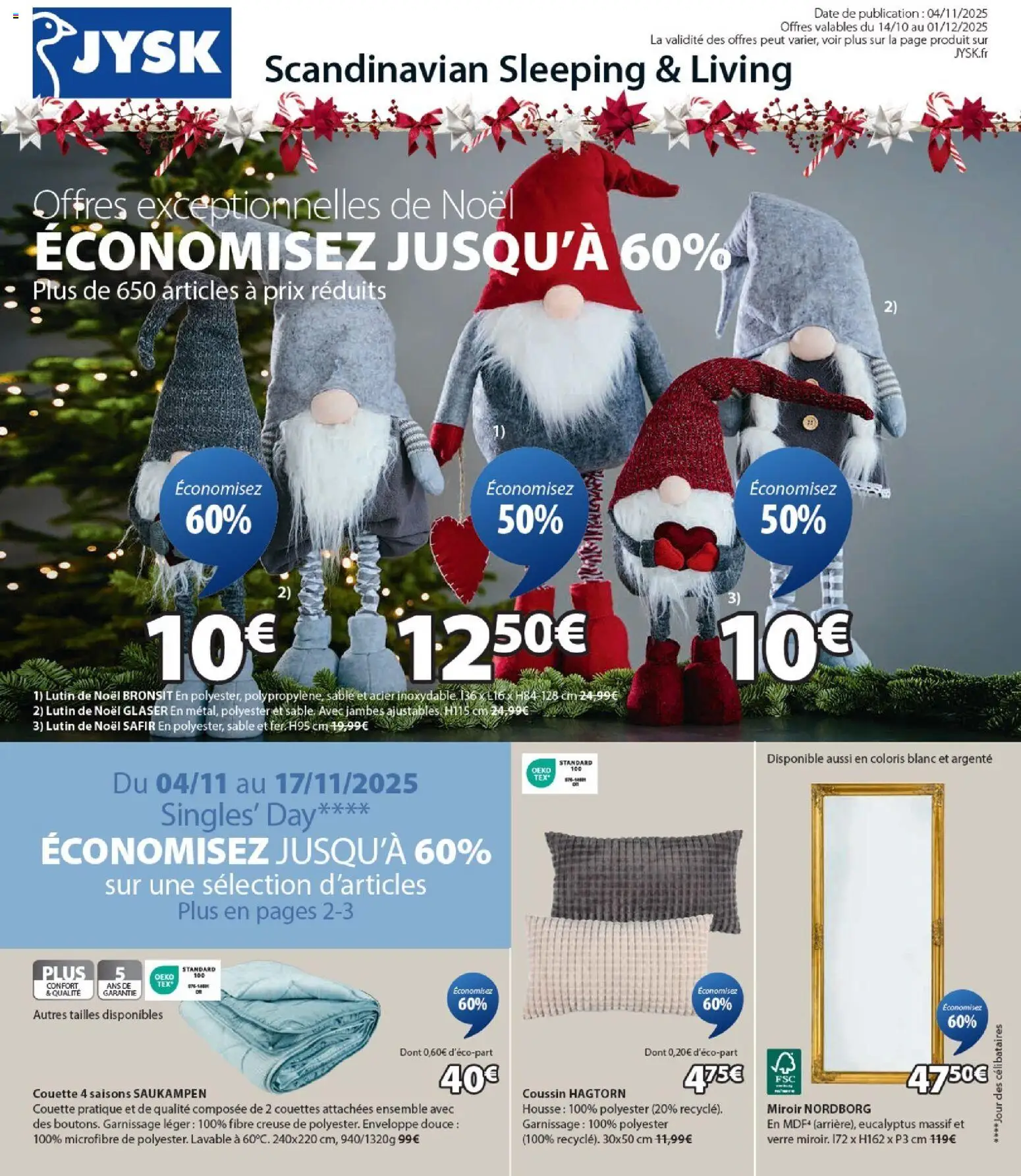 Prévisualisation de Brochure du magasin Jysk formulaire valide 04/11/2025