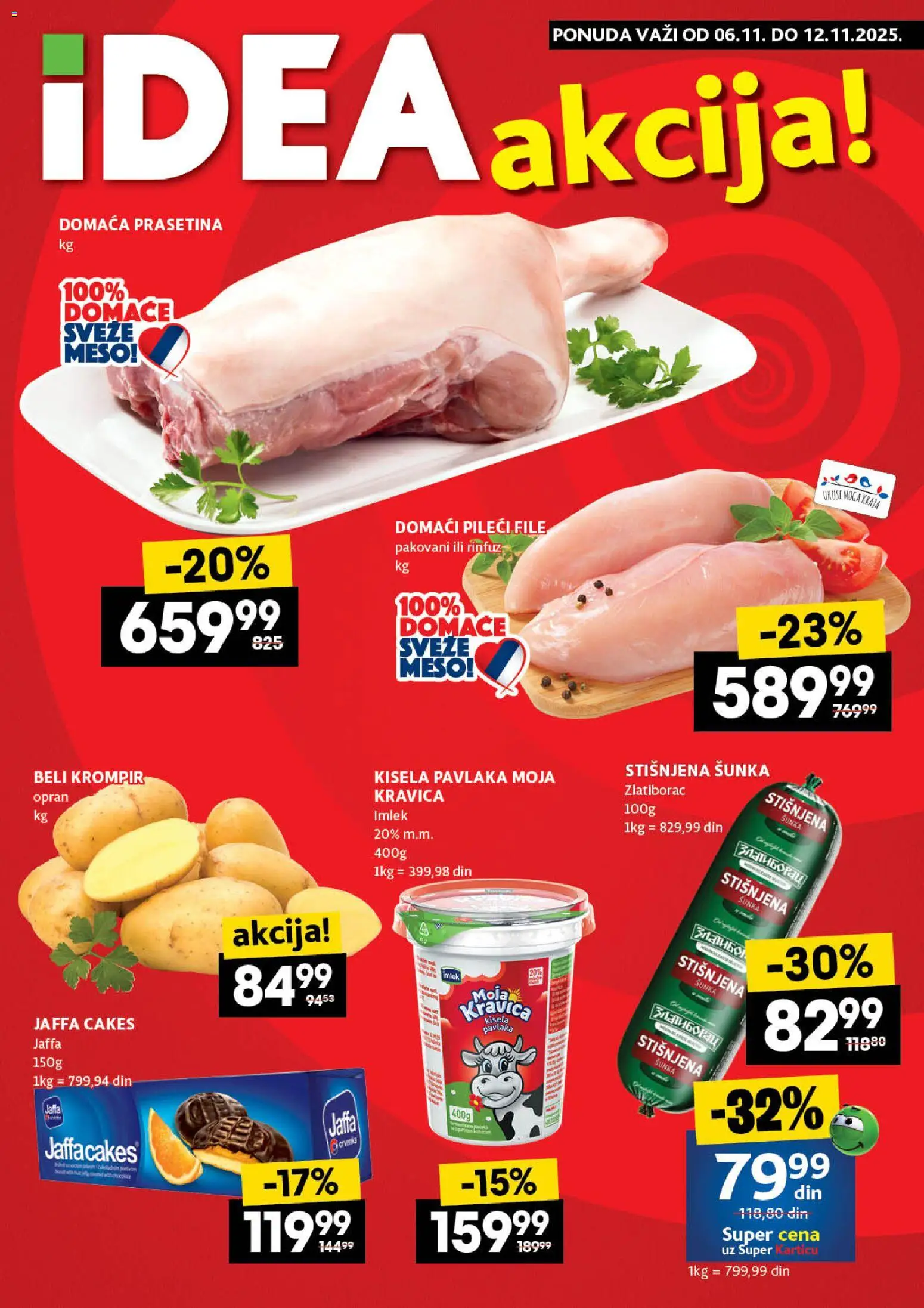 Pregled Idea kataloga - važi od 06.11.2025