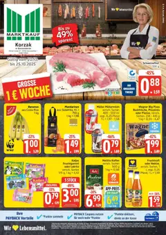 Vorschau von dem Prospekt des Geschäftes Marktkauf, gültig ab dem 19.10.2025