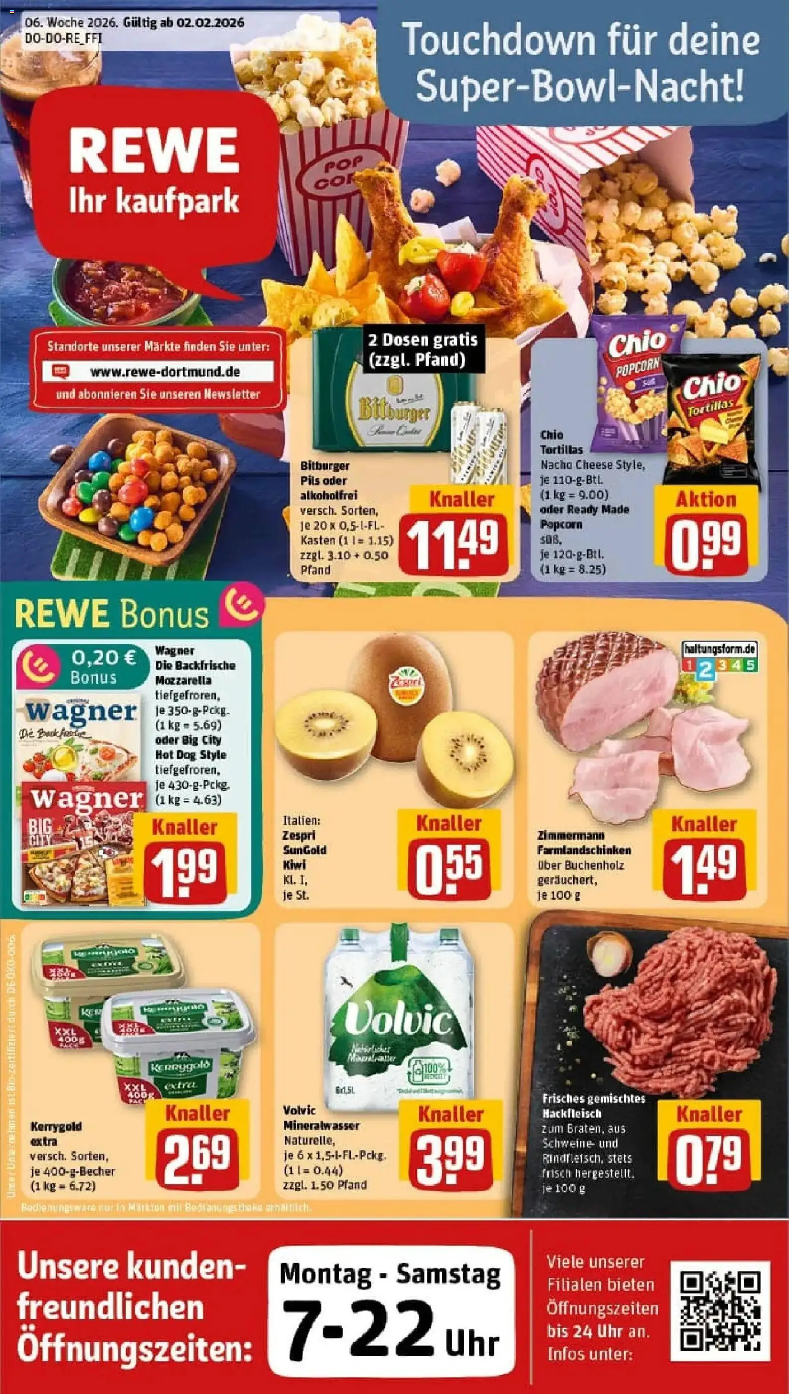 Vorschau von dem Prospekt des Geschäftes Rewe, gültig ab dem 02.02.2026