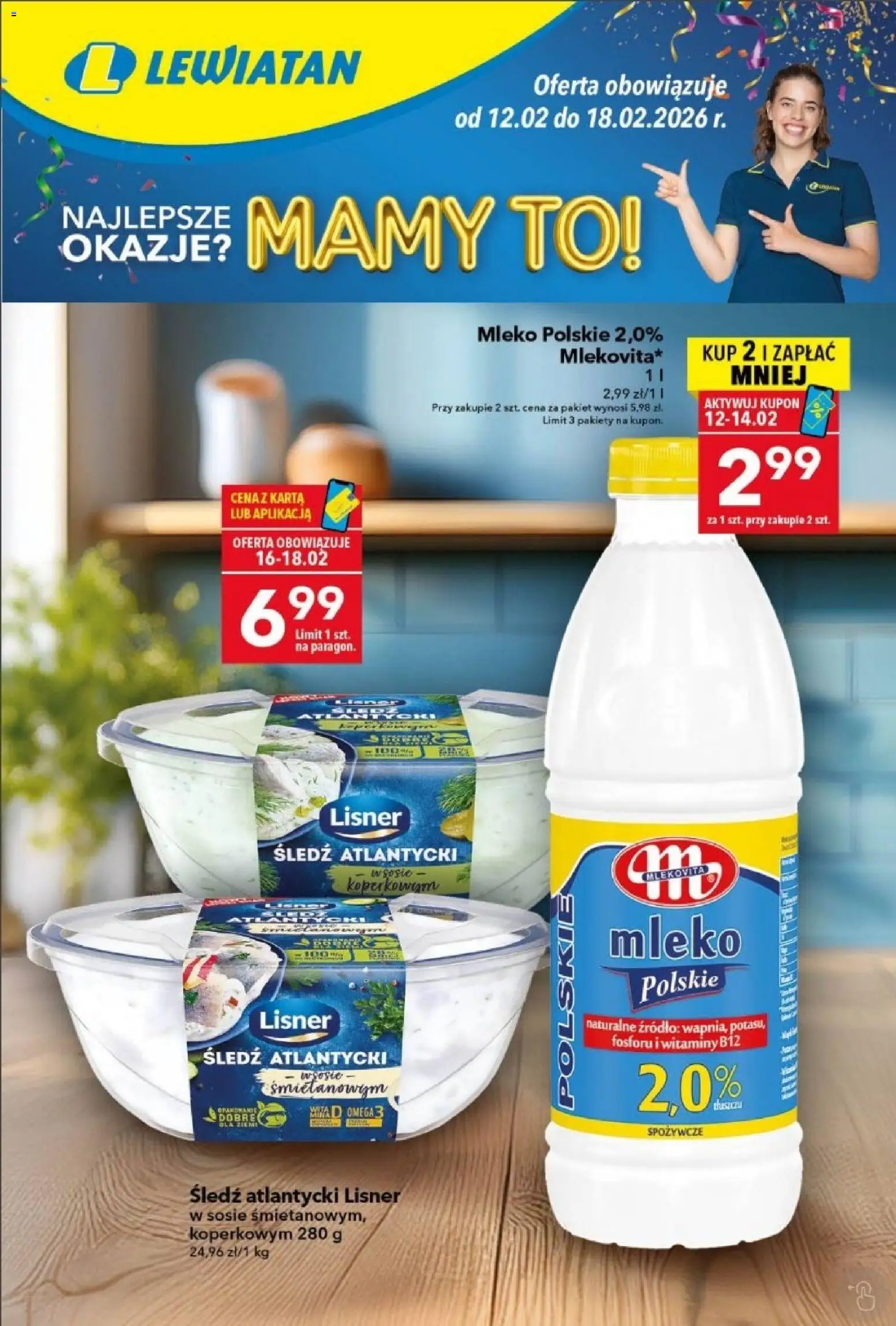 Pogląd gazetki "Gazetka" ze sklepu Lewiatan ważnej od 12.02.2026