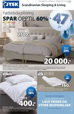 Forhåndsvis JYSK kundeavis fra butikk JYSK gyldig fra 13/04/2026