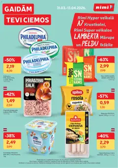 Skatīt Rimi akciju bukletu, derīgs no 31.03.2026.