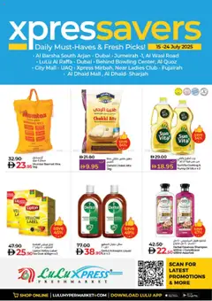 Preview of the catalogue Offers, Lulu Xpress of store Lulu Hypermarket valid from 15 Jul, 2025