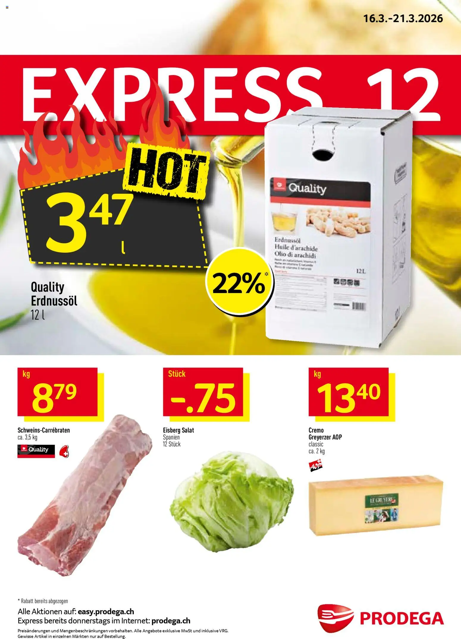 Vorschau des Merkblatts Prodega aktionen vom Shop Prodega gültig von 16.03.2026 bis 21.03.2026 - Salat