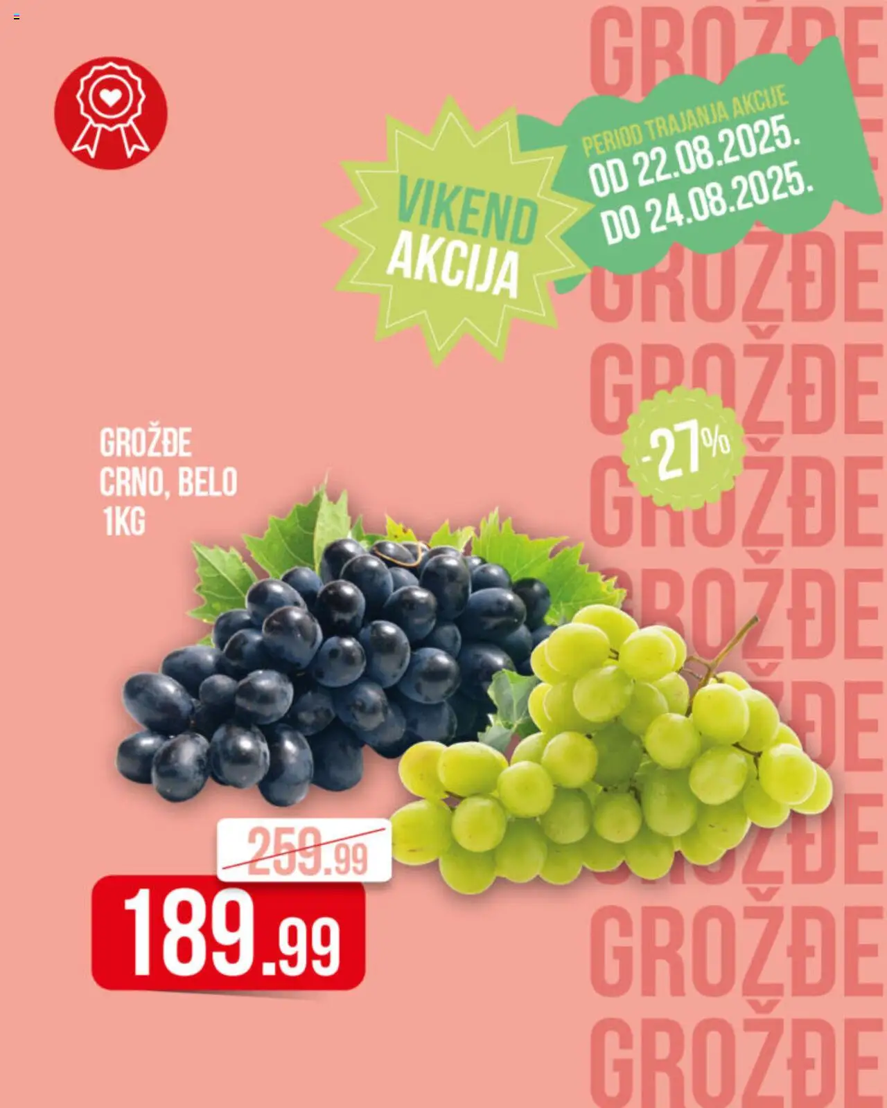Metalac Proleter katalog važi od 22.08.2025 - stranica 1 - Grožđe