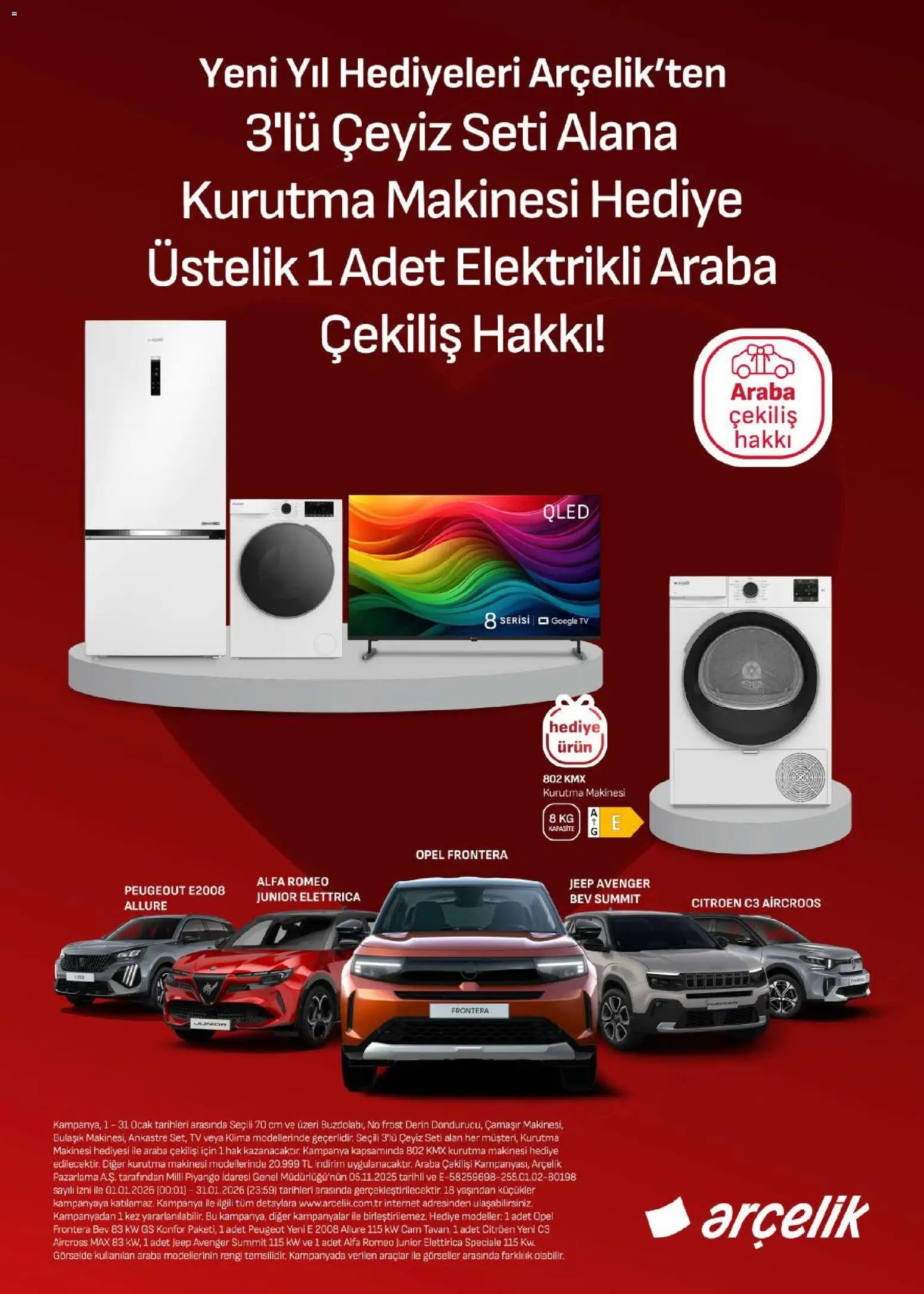 Arçelik Katalog 01.01.2026 - Broşürünün önizlemesi