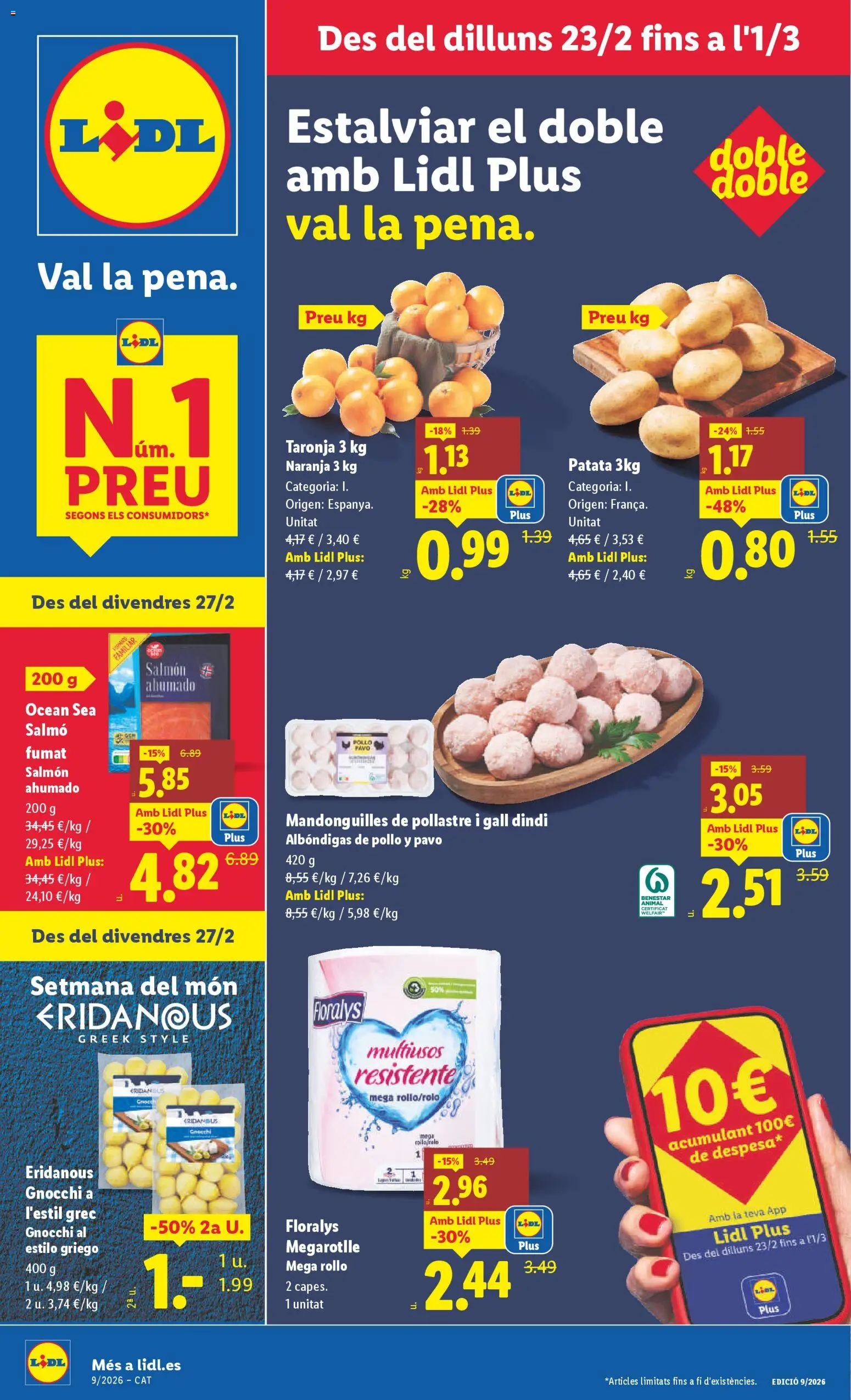 Vista previa del folleto de la tienda Lidl válido desde el 23/02/2026 