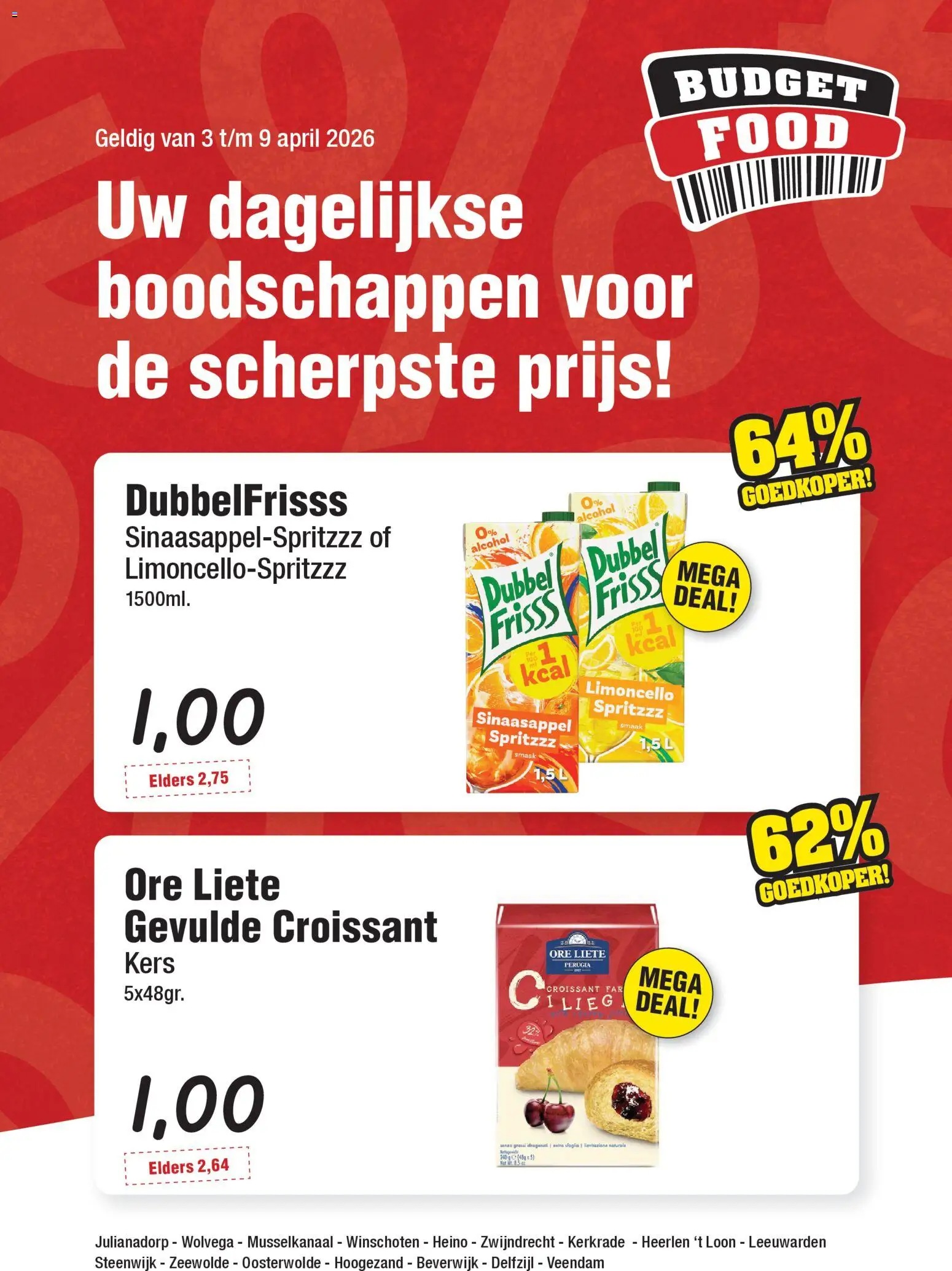 Voorbeeld van Budget Food folder van winkel Budget Food geldig vanaf 03-04-2026