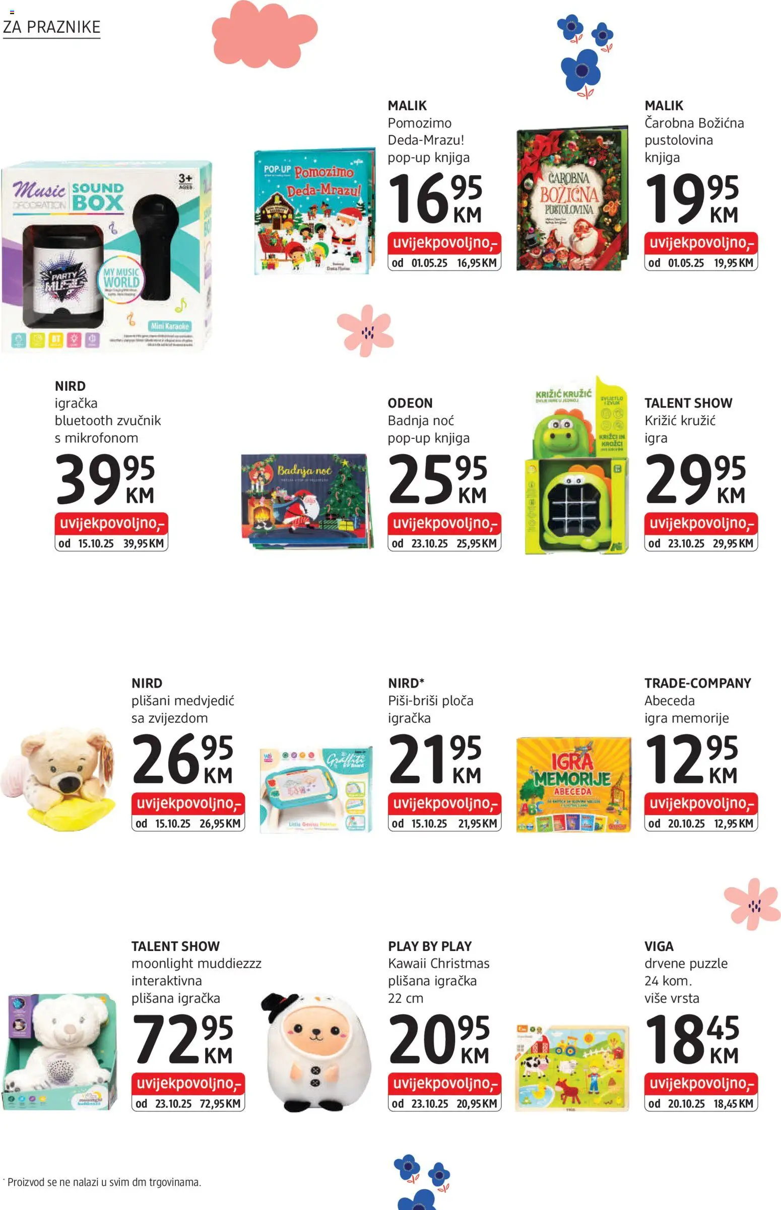 Pregled letka Katalog trgovine DM Drogerie vrijedi od 2025.12.01