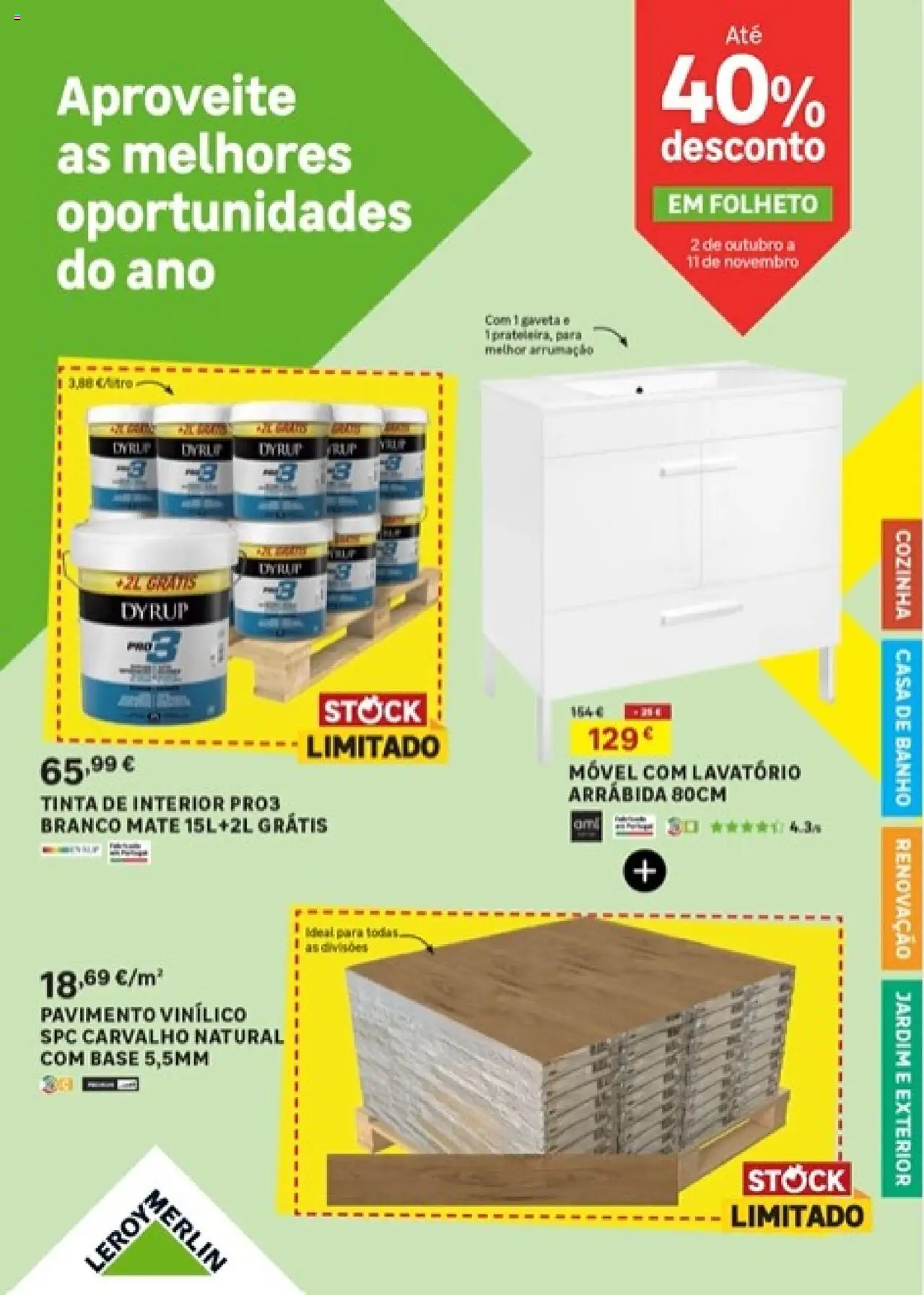 Leroy Merlin Arquipélago dos Açores de 02/10/2025 > Folheto online - página 1