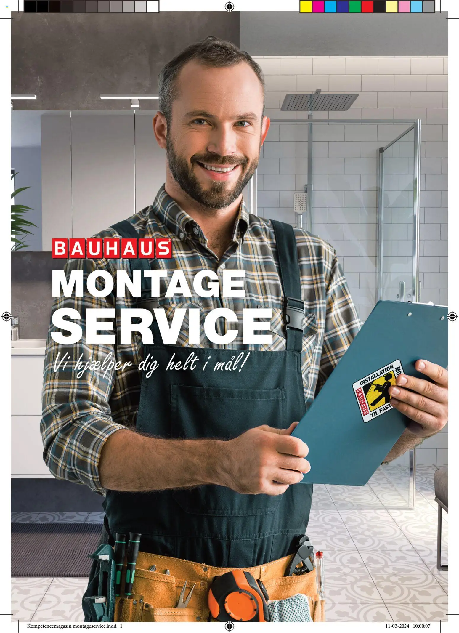 Eksempel på tilbudsavis Kompetencemagasin Montageservice fra butik Bauhaus gyldig fra 01/01/2026