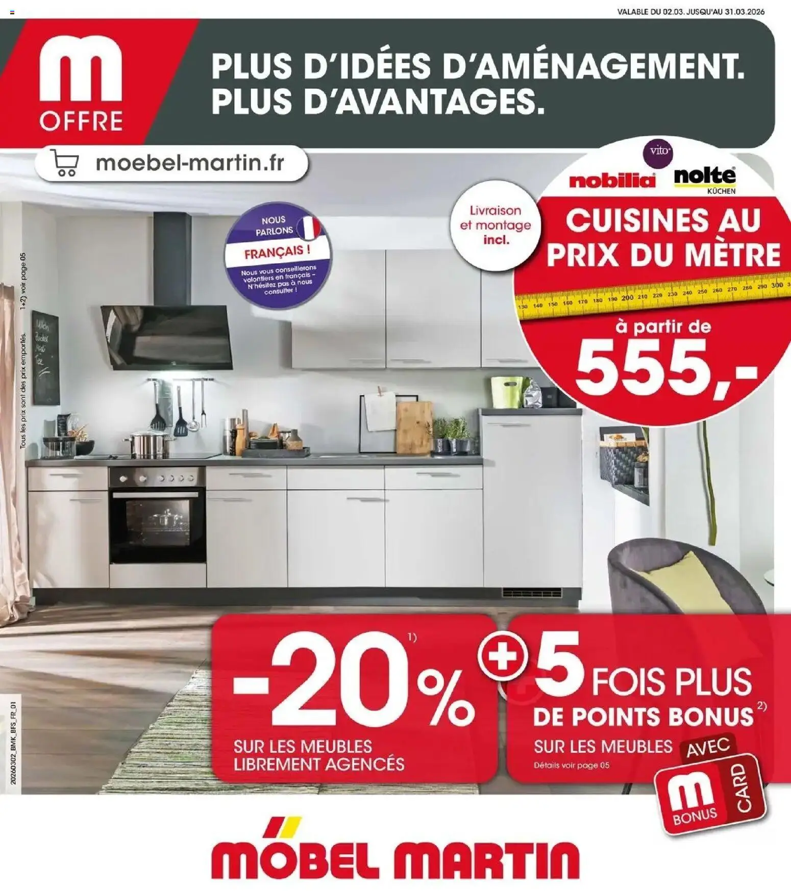 Prévisualisation de Möbel Martin: Offres hebdomadaires du magasin Möbel Martin formulaire valide 01/03/2026