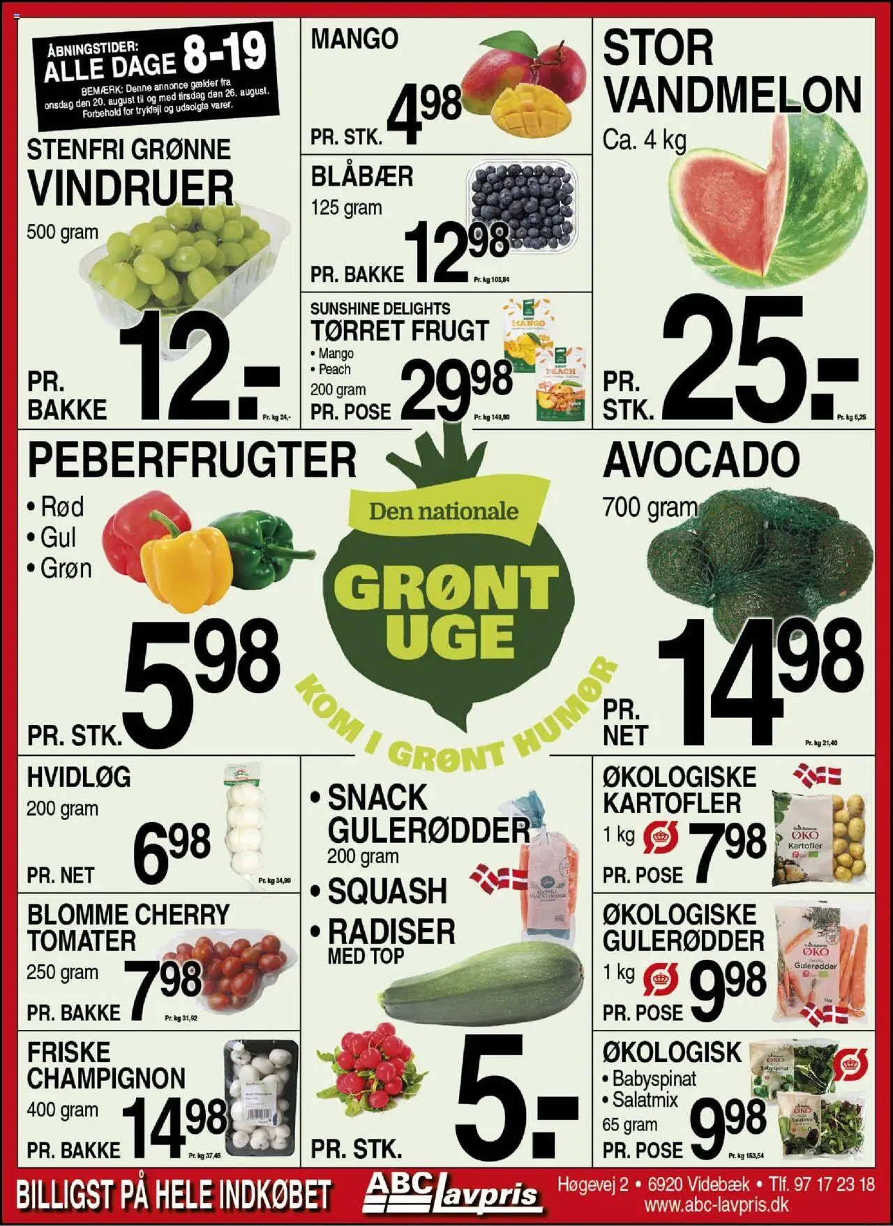 Abc Lavpris tilbudsavis gyldig fra 20/08/2025 - side 1