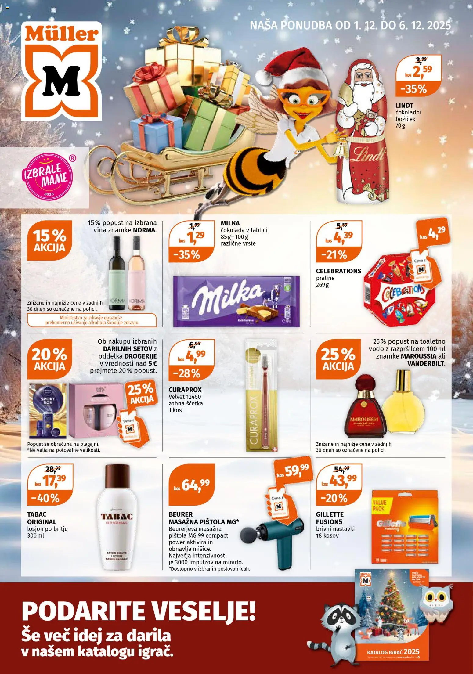 Predogled kataloga iz trgovine Müller veljaven od 01.12.2025