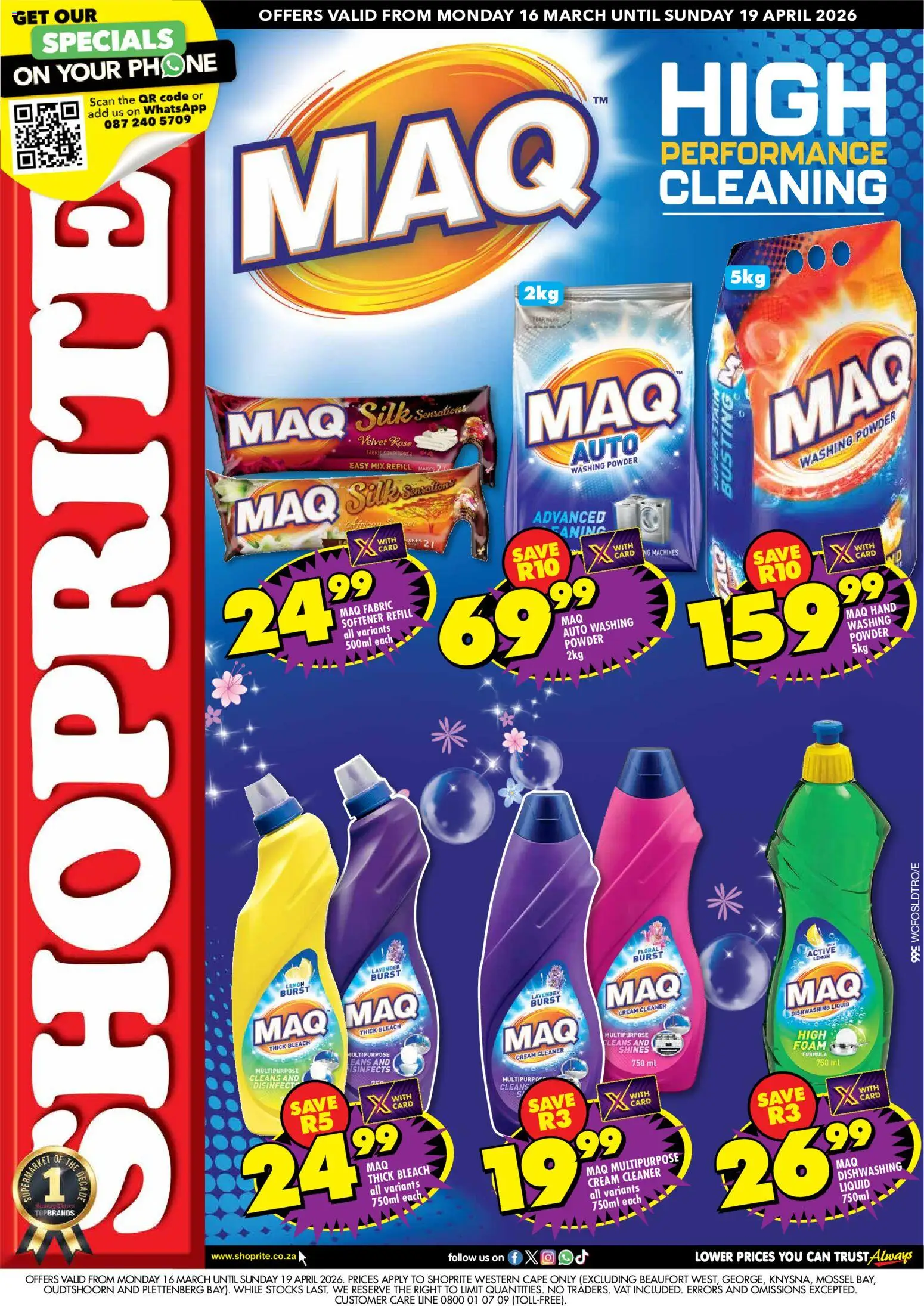 Preview of Shoprite flyer valid from 16/03/2026